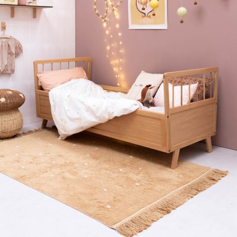 Tapis Petit Teppich Emily dot warm Beige 170x120 