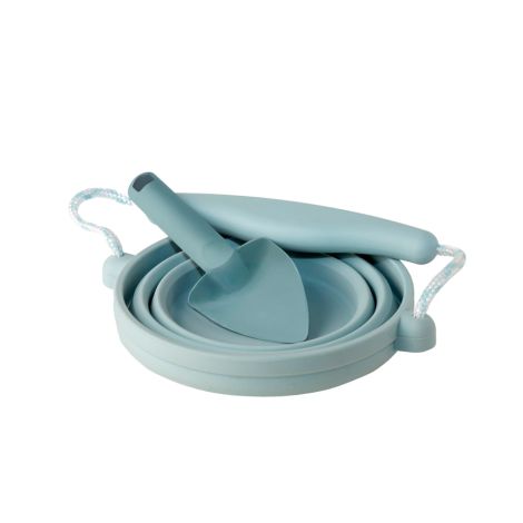 Scrunch Sandspielzeug Eimer & Schaufel duck egg blue 