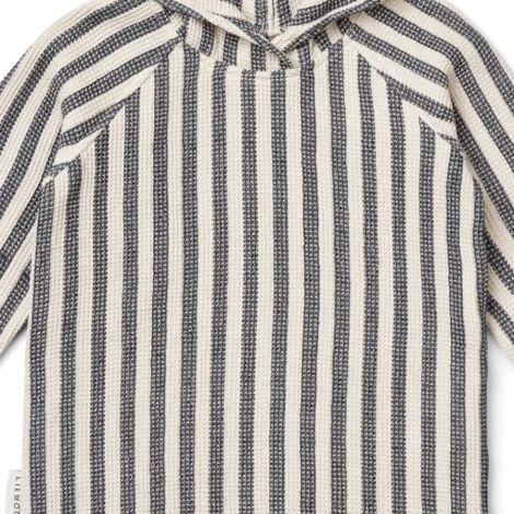 LIEWOOD Bade-Poncho Avi Stripe Classic Navy/Sandy 