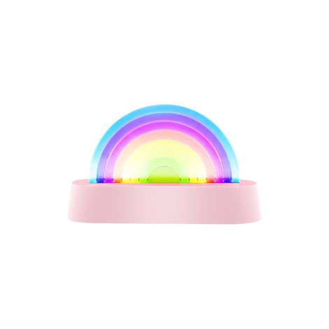 Lalarma Lampe Dancing rainbow klangreaktiv Rose 