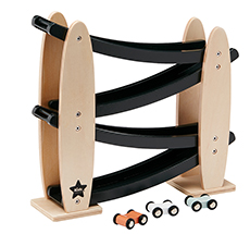 Kids Concept Kugelbahn mit Autos Natur