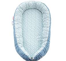 Done by Deer Bettnest Kinderbettpolster Happy Dots Blue