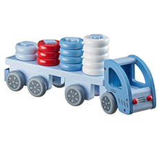 Kids Concept Steckspiel Laster Blau