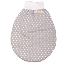 Lottas Lable Strampelsack Stars Grau