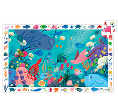 Djeco Entdeckerpuzzle Aquatic 54 Teile