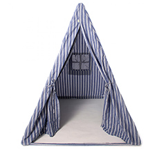 Win Green Spielzelt Wigwam Multi-Stripe Navy