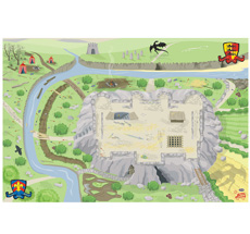 Le Toy Van Großer Spielteppich Schloss