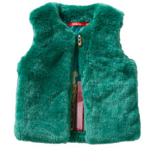 Oilily Weste Body Warmer Cafur Teddy Green