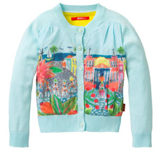 Oilily Strickjacke Kwini Blau