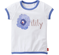 Oilily T-Shirt Tyna Poppie Oilily Blue White