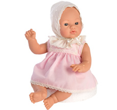 Asi Dolls Puppe Koke Rosa Kleidchen 