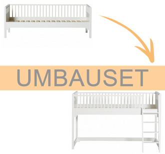 Oliver Furniture Umbauset Seaside Classic Einzelbett/Bettsofa zum halbhohen Hochbett 