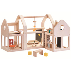 PlanToys Puppenhaus Slide N Go •