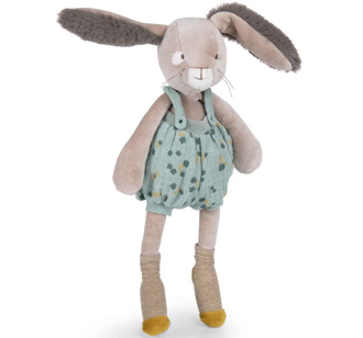 Moulin Roty Plüschtier Trois Lapins Kaninchen grün