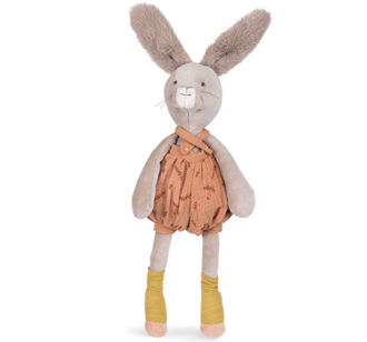 Moulin Roty Plüschtier Trois Lapins Kaninchen rot