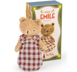 Moulin Roty Minouchkas Plüschtier Baby kleiner Bär Emile