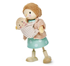 Tender Leaf Toys Mrs Goodwood & Baby für Puppenhaus