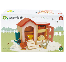 Tender Leaf Toys Hühnerstall für Puppenhaus