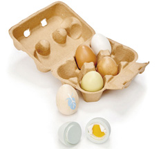 Tender Leaf Toys Eier für Marktstand