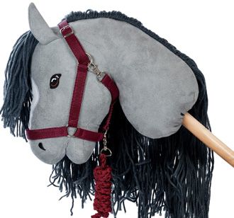 by ASTRUP Hobby Horse Halfter & Strick Red