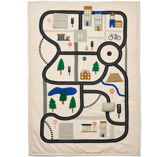 LIEWOOD Spieldecke Adonna Road map / Sandy 