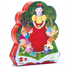 Djeco Formenpuzzle Snow White - 50 Teile