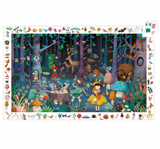 Djeco Entdecker Puzzle Enchanted Forest 
