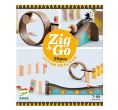 Djeco Zig & Go Aktion-Reaktion-Baukasten 25-teilig