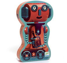 Djeco Formenpuzzle Bob der Roboter 36 Teile