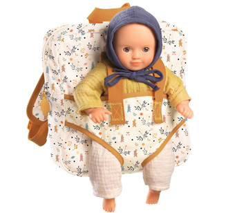 Djeco Rucksack mit Puppentrage