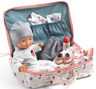 Djeco POMEA Puppe Vanille im Koffer
