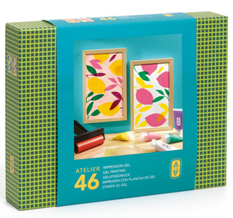 Djeco Atelier 46 Gel-Druck Zitronen