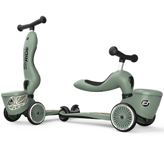 Scoot and Ride 2in1 Kickboard Highwaykick 1 Lifestyle green lines