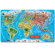 Janod Magnetische Landkarte Die Welt 92 Teile