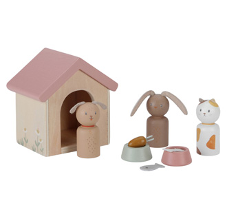 Little Dutch Puppenhaus-Erweiterungsset Haustiere