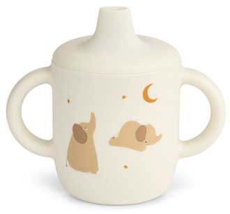 LIEWOOD Schnabeltasse Neil Elephant / Creme de la creme