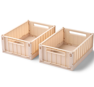 LIEWOOD Aufbewahrungsbox Weston S Apple blossom 2er-Set