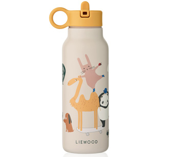 LIEWOOD Isolierflasche Falk 350 ml Around the world / Sandy