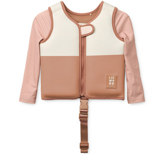LIEWOOD Schwimmweste Dove mit Ärmeln Tuscany rose multi mix