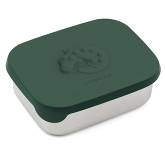 LIEWOOD Brotdose Lunchbox Arthur Crocodile Garden green
