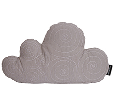 Roommate Kissen Cloud Grey Bio-Baumwolle