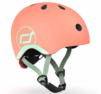 Scoot and Ride LED-Helm XXS - S peach