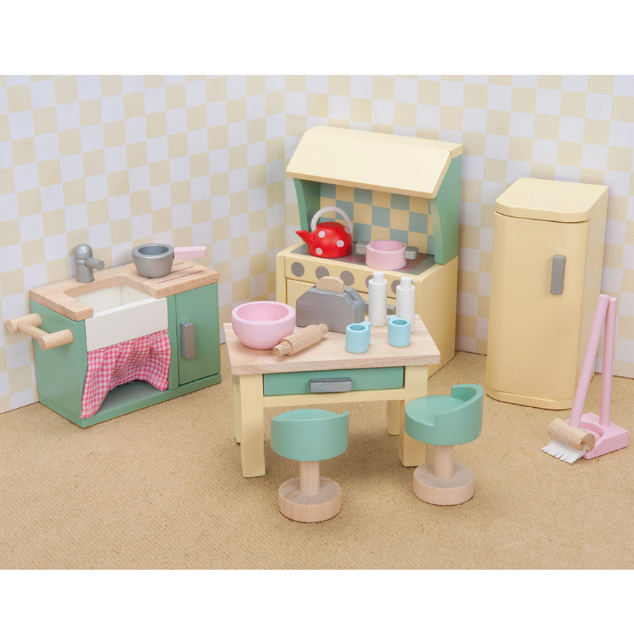 Le Toy Van Daisylane Puppenhaus Zubehör verschiedene Zimmer Holzspielzeug Holz 